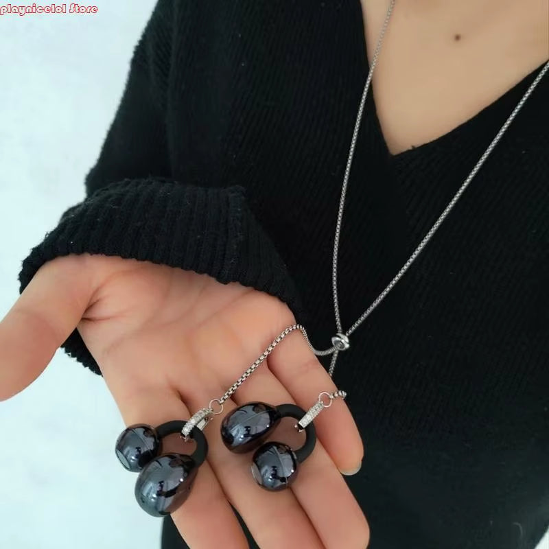 Adjustable anti Slip Earphone Chain Corrosion Resistant Metal Lanyard Secure Clip for Huawei Freeclip Daily Commute